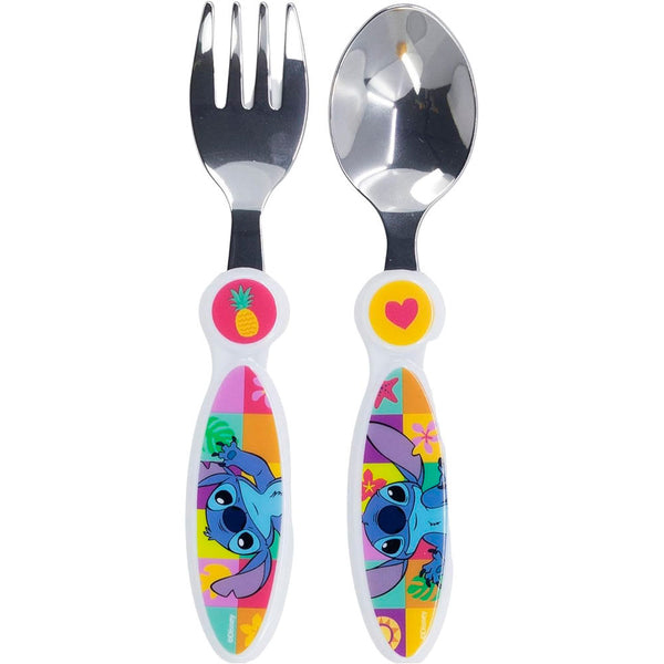 Disney Stitch Set 2 metal cutlery