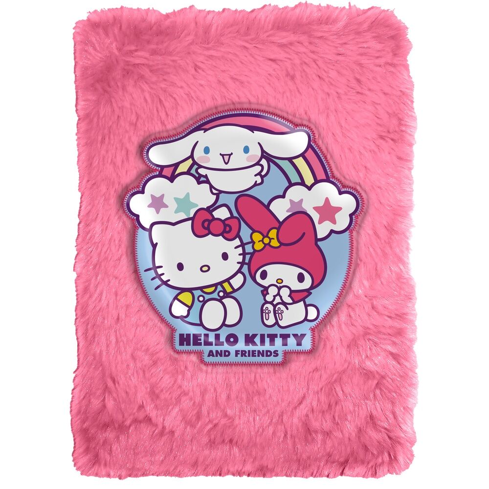 Hello Kitty and Friends A5 Plush notebook – Grin Entertainment Store