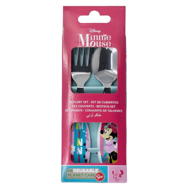 Disney Minnie Set 2 metal cutlery