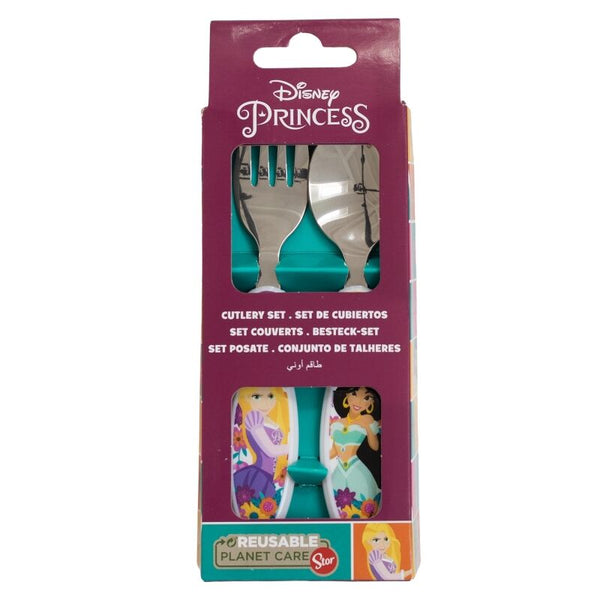 Disney Princess Set 2 metal cutlery