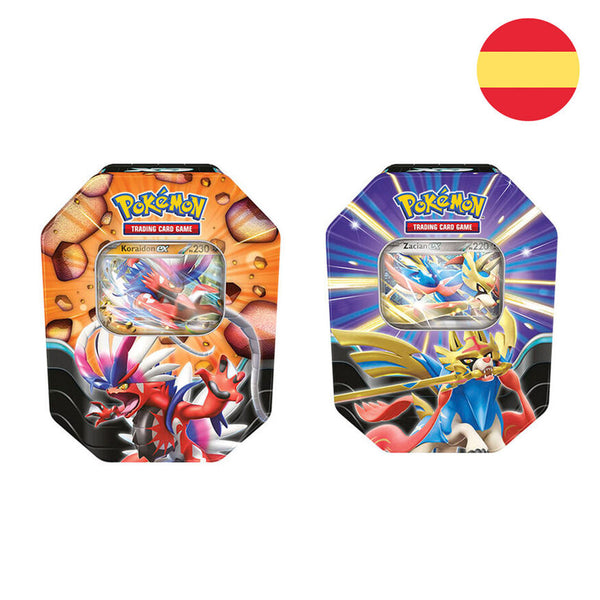 Spanish Pokemon Summer assorted collectible card game tin
