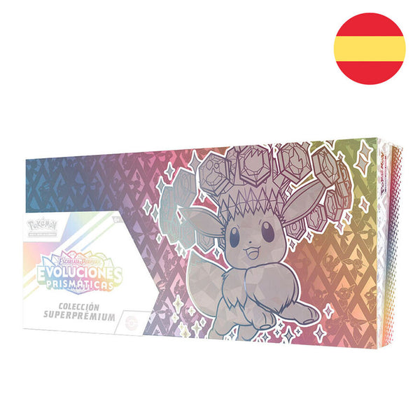 Spanish Pokemon Prismatic Evolutions Collectible card game box