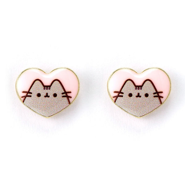 Pusheen Heart earrings