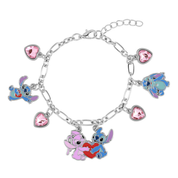 Disney Stitch Angel charm bracelet