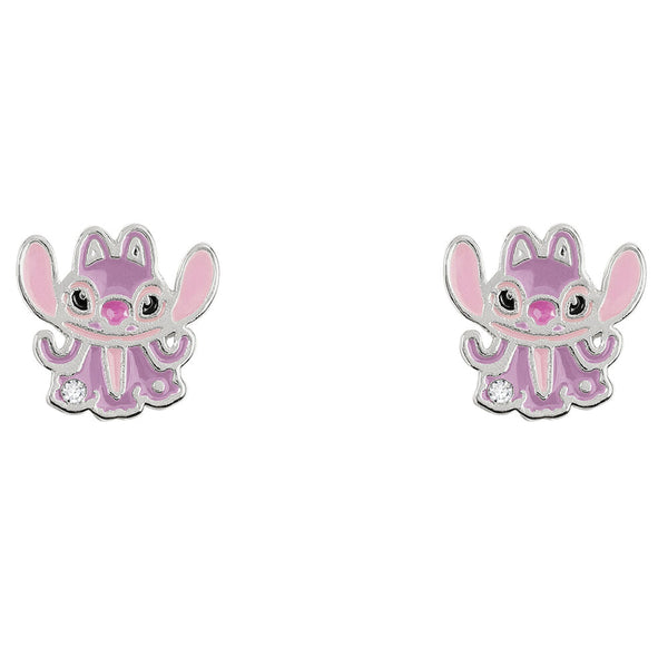 Disney Stitch Angel earrings silver