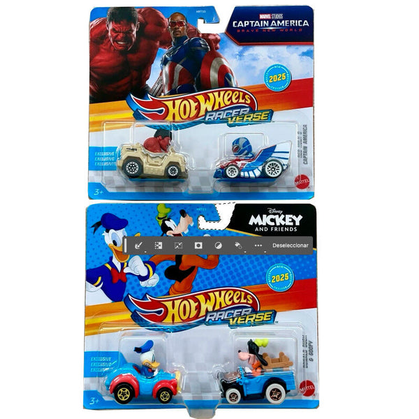 Hot Wheels Racerverse assorted pack 2 cars