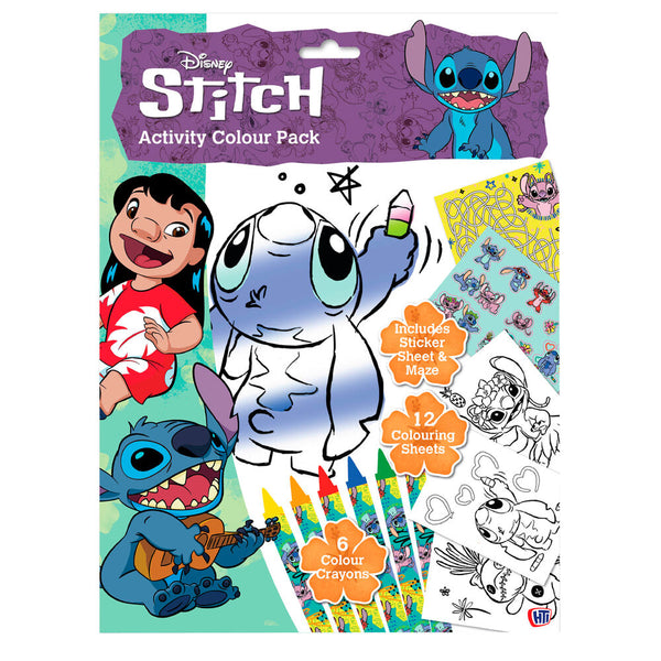 Disey Stitch activity colour pack