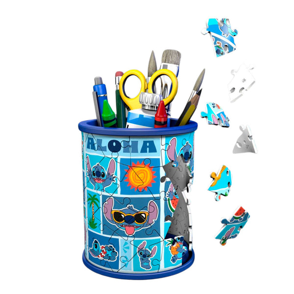 Disney Stitch pencil holders 3D puzzle 54pcs