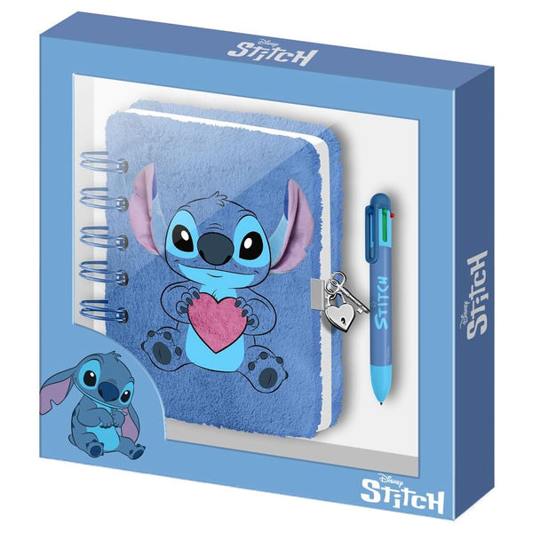 Disney Stitch Diary plush + pen