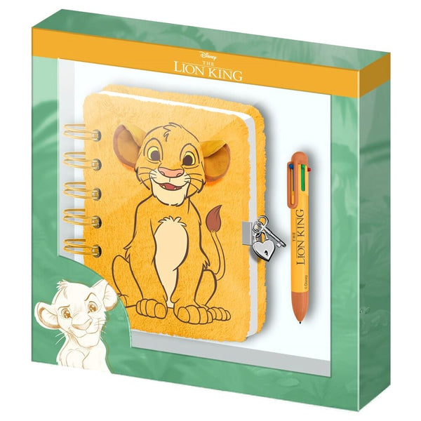 Disney The Lion King Diary plush + pen