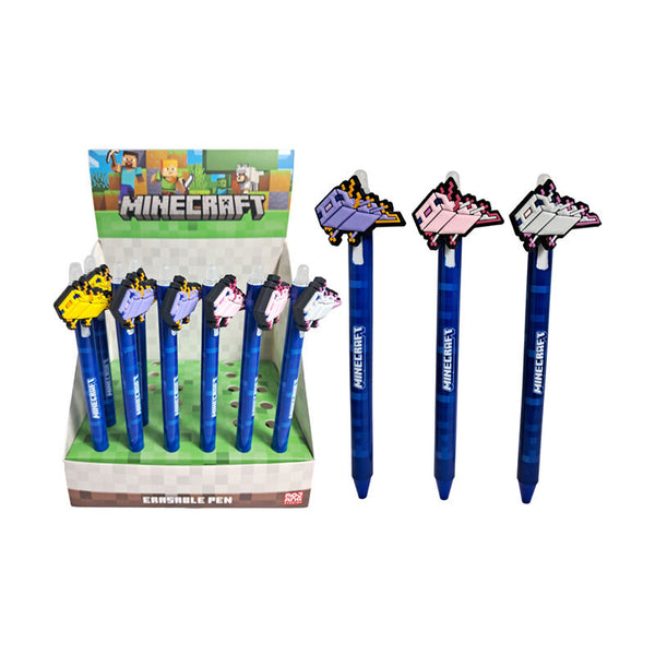 Minecraft assorted Topper Erasable pen