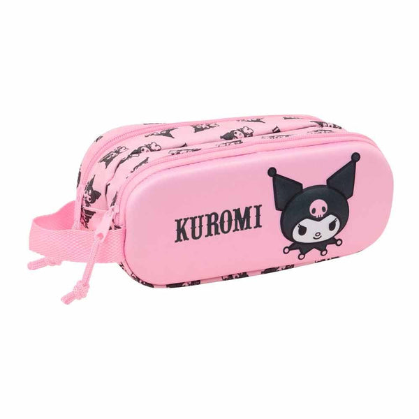 Hello Kitty Kuromi 3D double pencil case