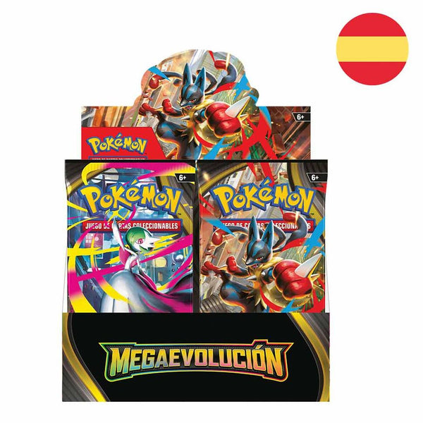 Spanish Pokemon Mega Evolution assorted Collectible card game boosters