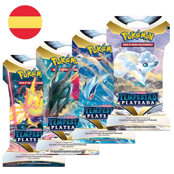 Spanish Pokemon Silver Storm assorted Boosters Collectible card game