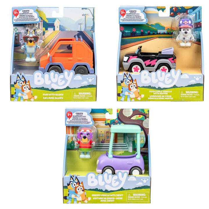 Bluey assorted basic car – Grin Entertainment Store