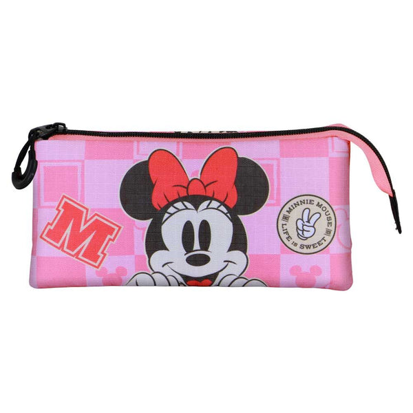 Disney Minnie Journey triple pencil case