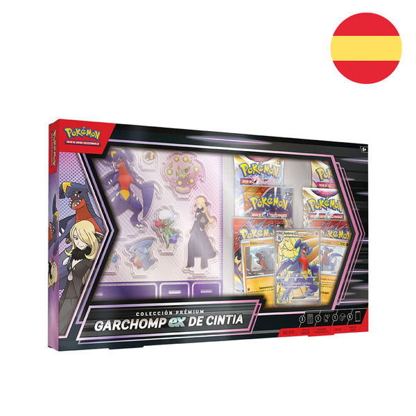 Spanish Pokemon Garchomp ex Cynthia Blister set of collectible cards