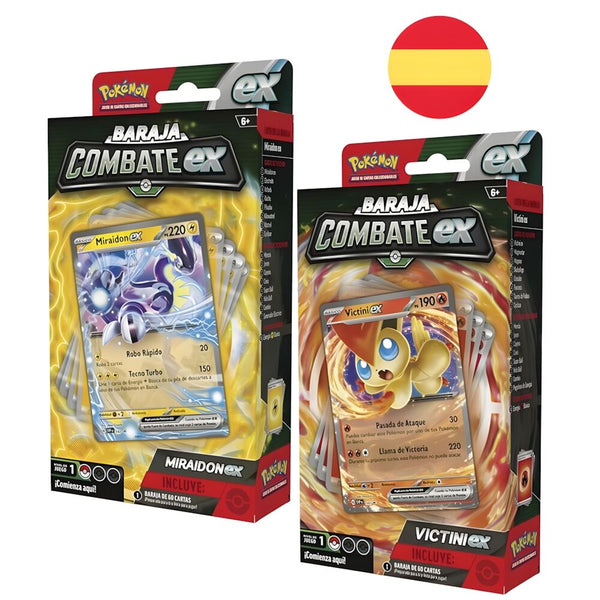 Spanish Pokemon Battle Deck Victini ex Miraidon ex