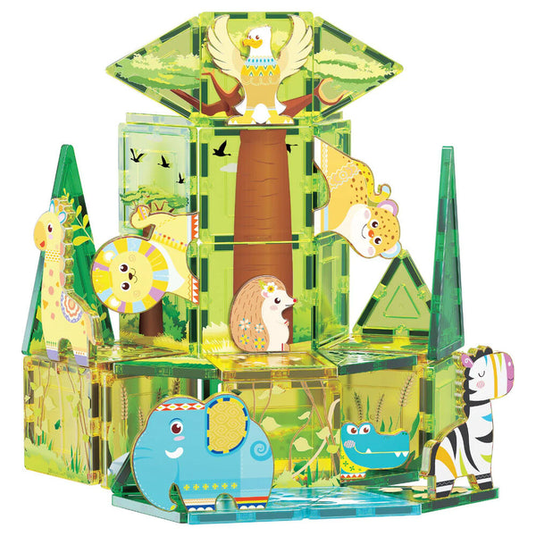 Safari magnetic blocks + 8 figures