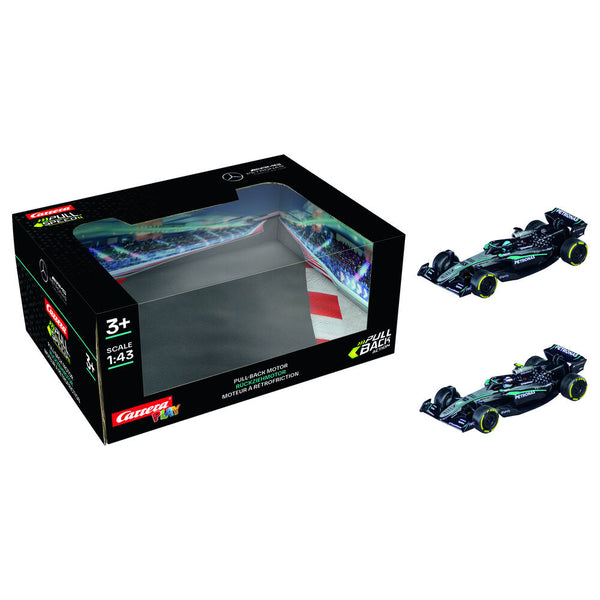 F1 Mercedes AMG Petronas Twinpack pack 2 cars pull back