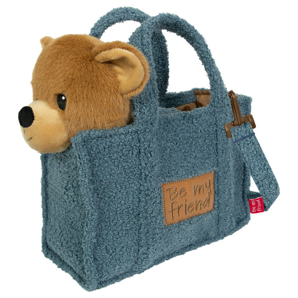 Bear plush + bag 28cm