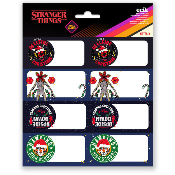 Stranger Things Adhesive labels