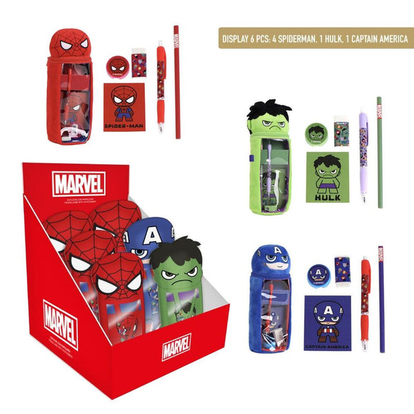Marvel Avengers assorted plush pencil case