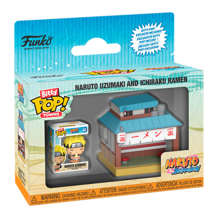 Bitty POP Town figure Naruto Shippuden Naruto Uzumaki and Ichiraku Ram ...