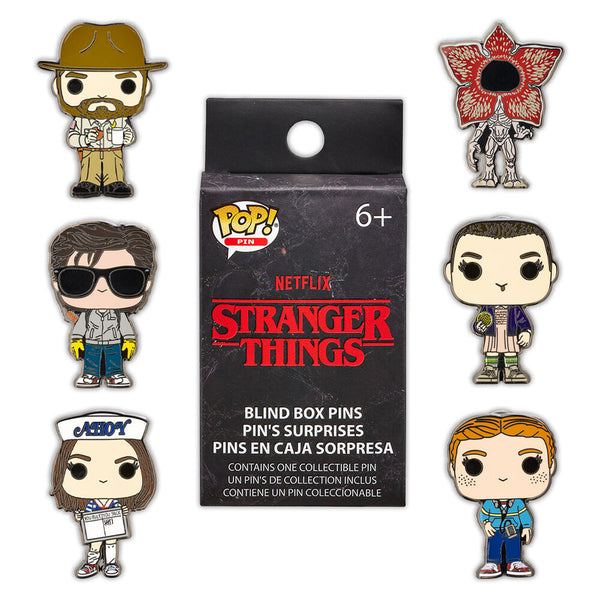 Loungefly Stranger Things Mystery Blind Box Enamel Pin assorted