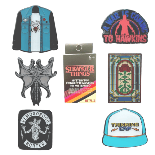 Loungefly Stranger Things Mystery Blind Box Enamel Pin assorted