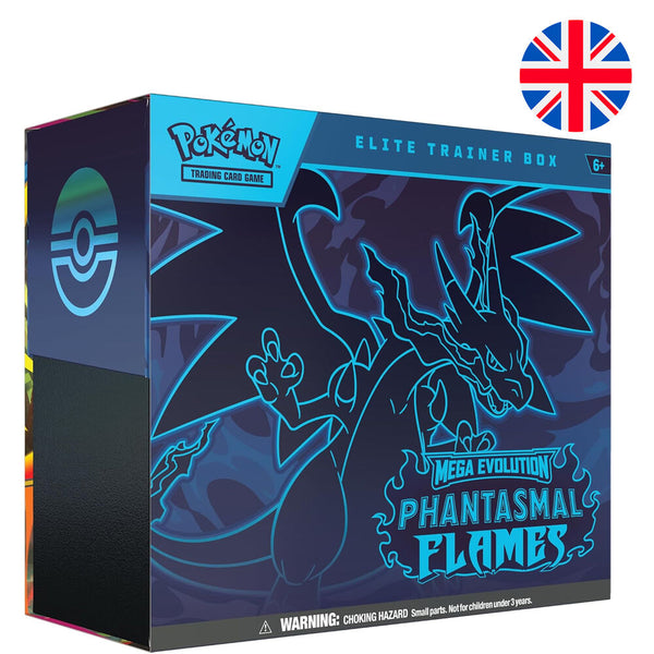 English Pokemon Phantasmal Flames Elite Trainer case trading card game