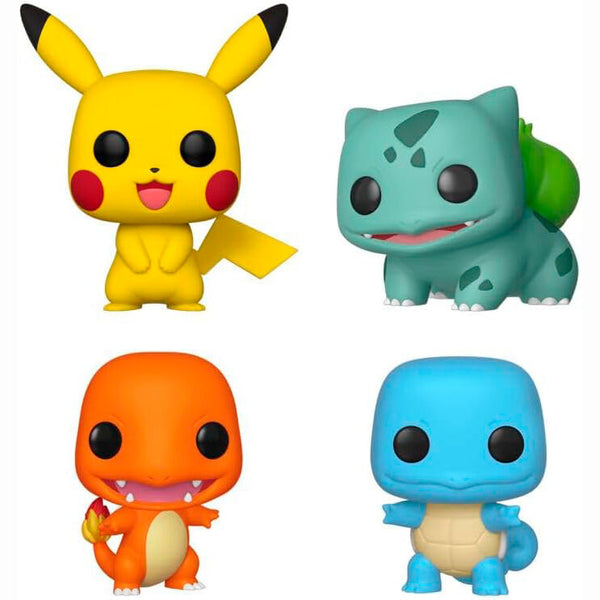 POP pack 4 figures Pokemon Starters Exclusive