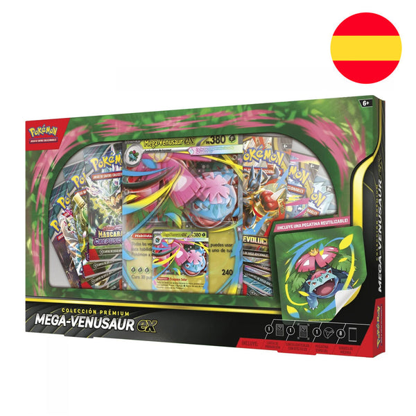 Spanish Pokemon Premium Mega-Venusaur collectible card game case