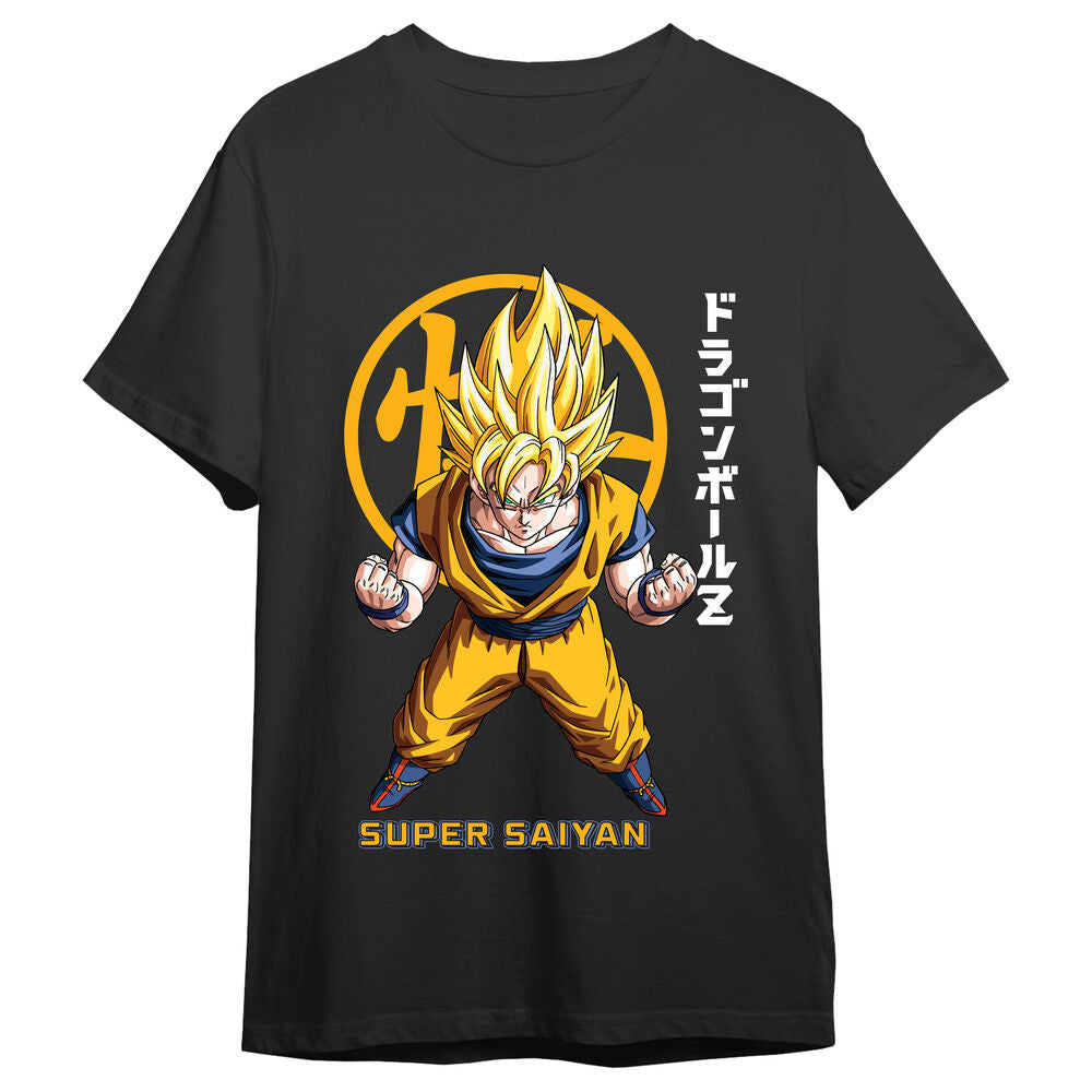 Dragon Ball Z Goku Super Saiyan Kanji adult t-shirt – Grin ...