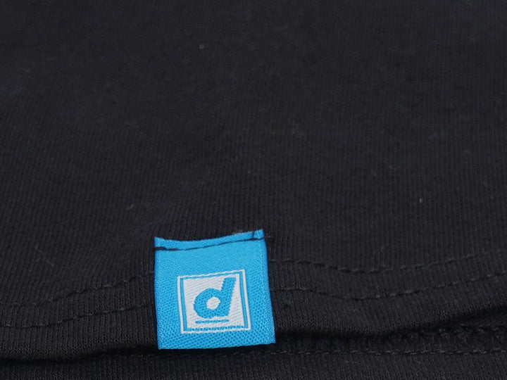 Black T-shirt With Dream Sport Embroidered Logo by Dreambutdonotsleep