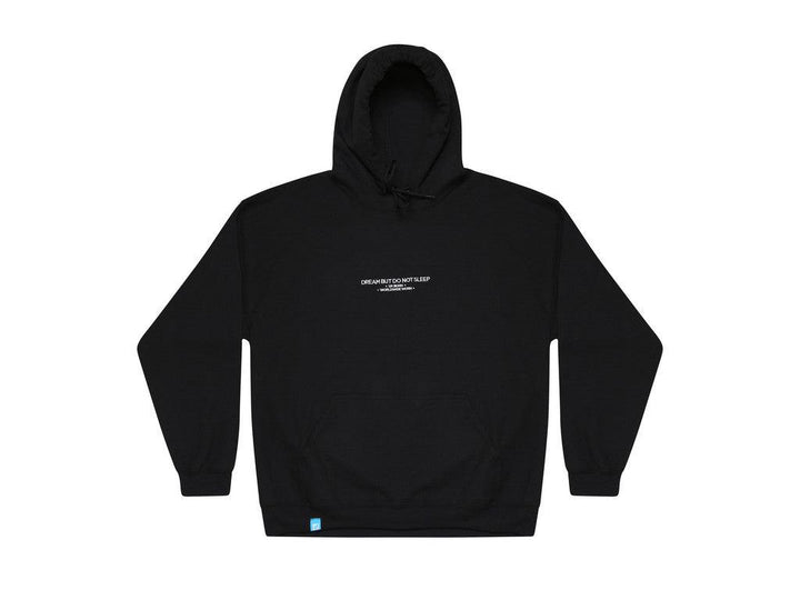 Black Hoodie With Embroidered UK Born Logo-4