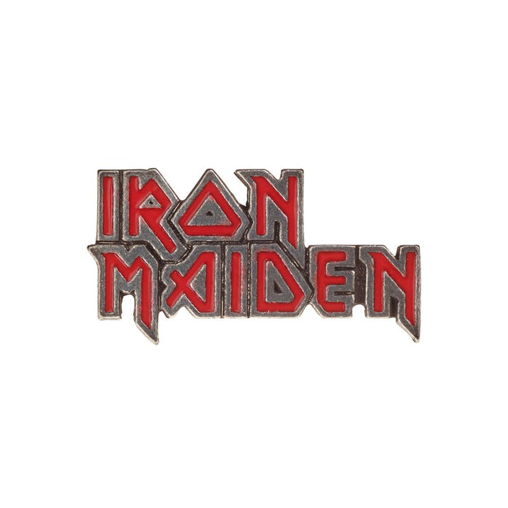 Iron Maiden: enameled Logo Pin Badge by Alchemy of England