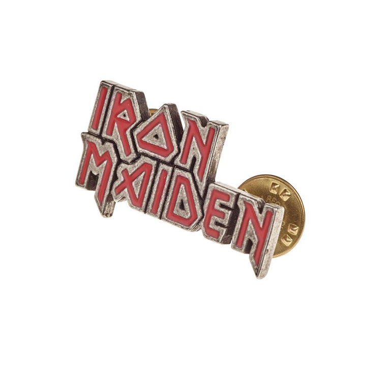 Iron Maiden: enameled Logo Pin Badge by Alchemy of England