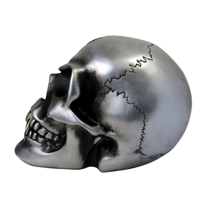 Large Metalized Colored Skull by Alchemy of England