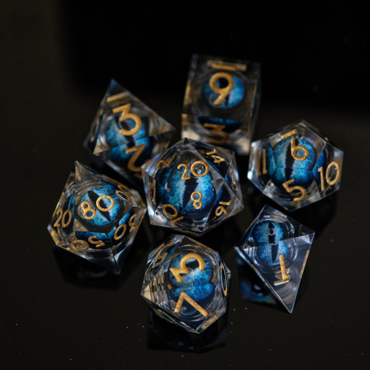 Legacy of Blue Eyes Liquid Core Dice Set-0