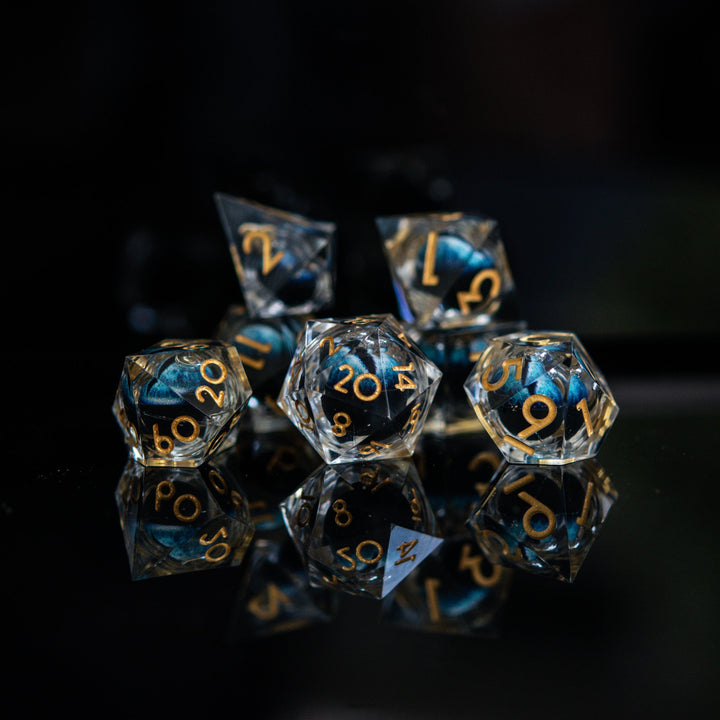 Legacy of Blue Eyes Liquid Core Dice Set-1