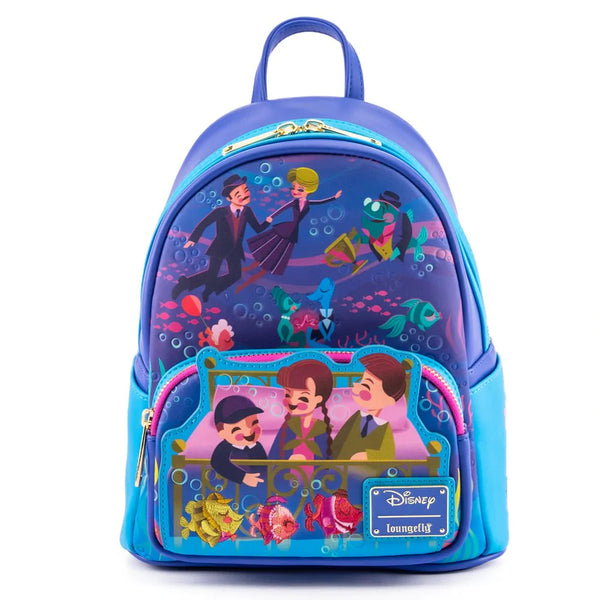 Loungefly Bedknobs and Broomsticks Underwater Mini Backpack by Loungefly