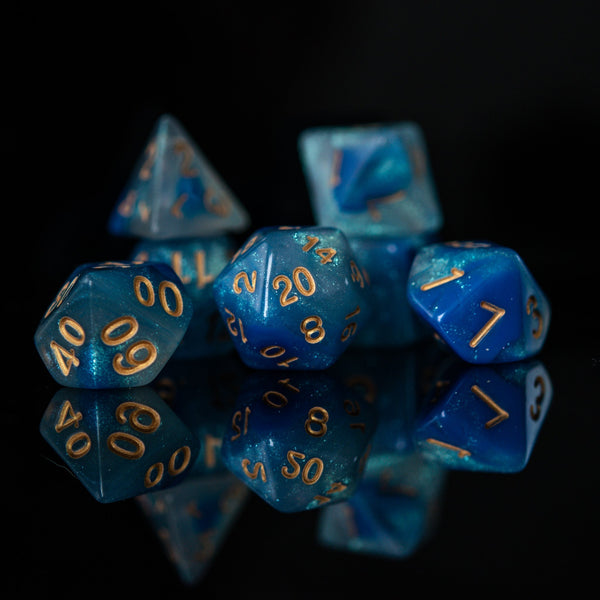 Lucid Dreams Acrylic Dice Set by Misty Mountain Gaming