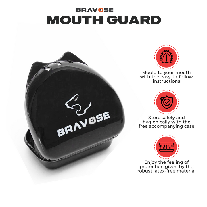 Junior White Mouth guard Gum shield-3