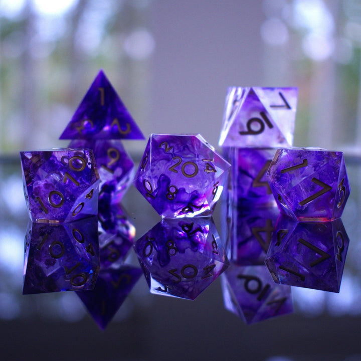 Mage Hand Sharp-Edged Resin Dice Set by Misty Mountain Gaming