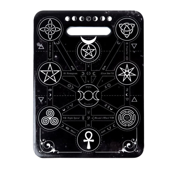 Magic Symbols Ceramic Chopping Board Trivet by Alchemy of England