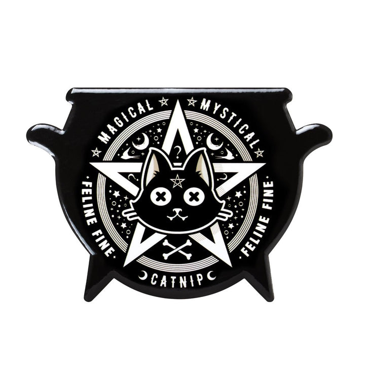 Magical Catnip Cauldron Coaster by Alchemy of England