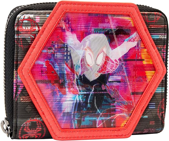 Marvel Across the Spiderverse Lenticular Zip Around Wallet by Loungefly