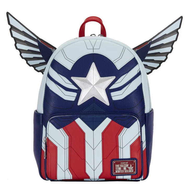 Marvel Captain America Falcon Mini Backpack by Loungefly