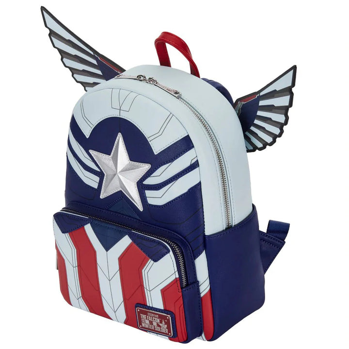 Marvel Captain America Falcon Mini Backpack by Loungefly